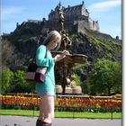 Edinburgh Castle - if you can spot it . . .