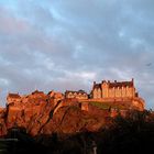 Edinburgh Castle in Abendsonne