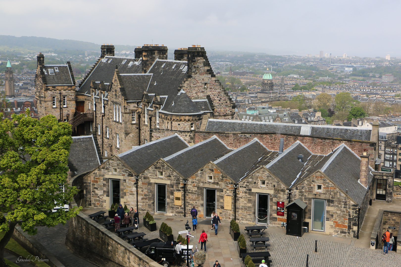 Edinburgh Castle - Innenhof - Teilansicht