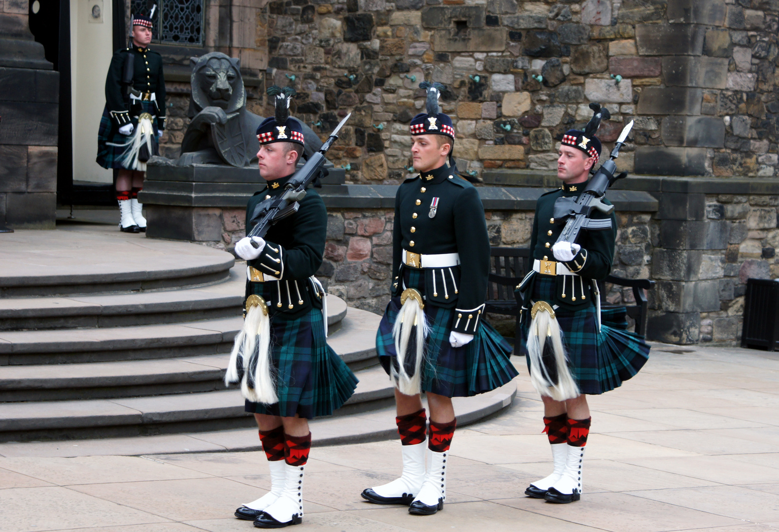 Edinburgh Castle Wachablösung