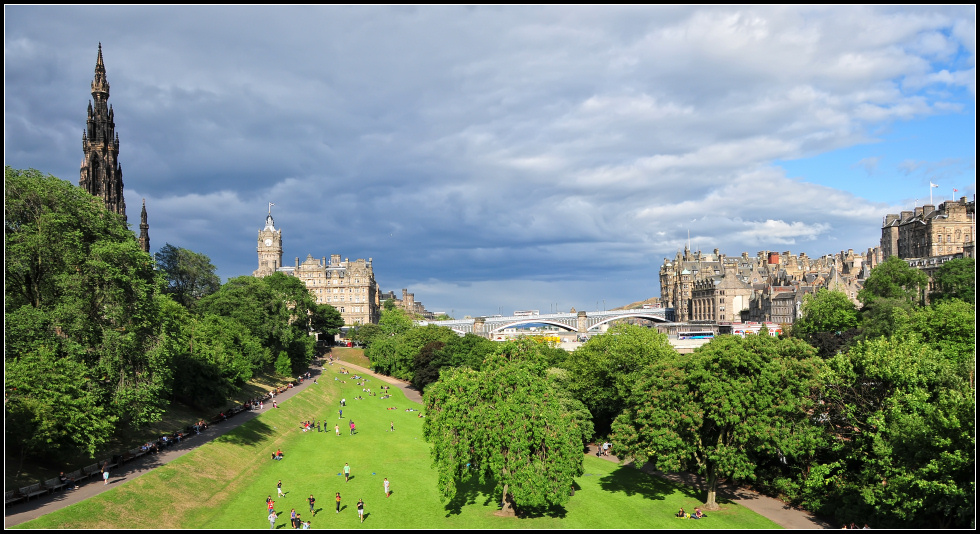 Edinburgh - kurz vor einem Regenschauer
