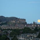 Edinburgh "Mond über der Stadt"