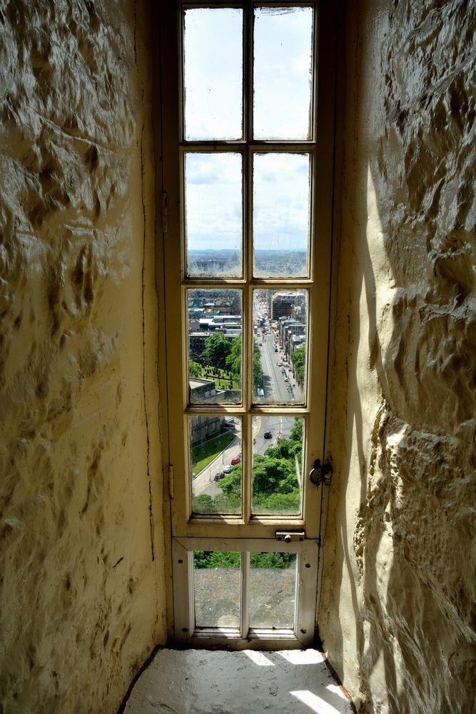 Edinburgh Nelson Monument - Blick auf die Princess Street