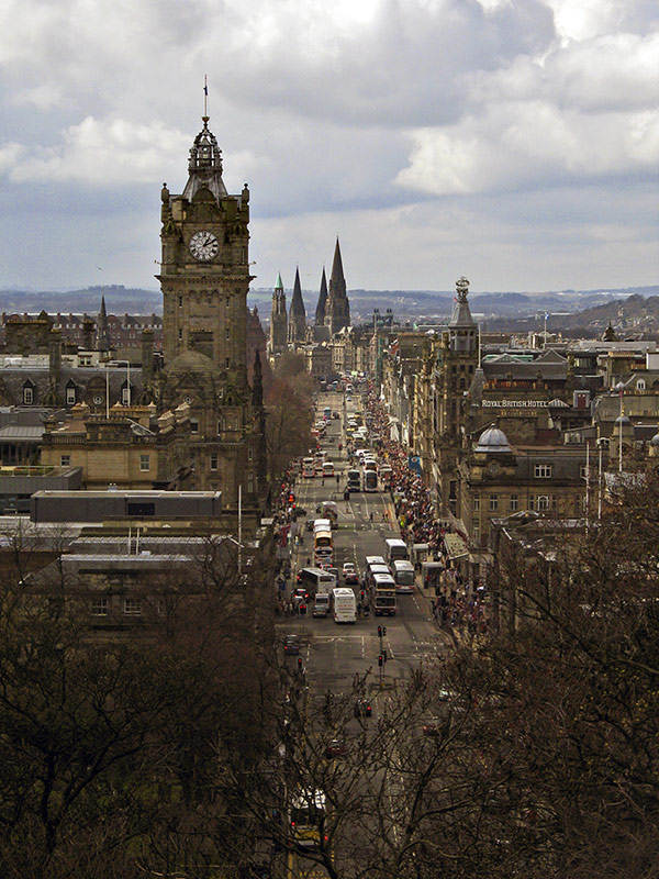 Edinburgh, New Town, Princesstreet