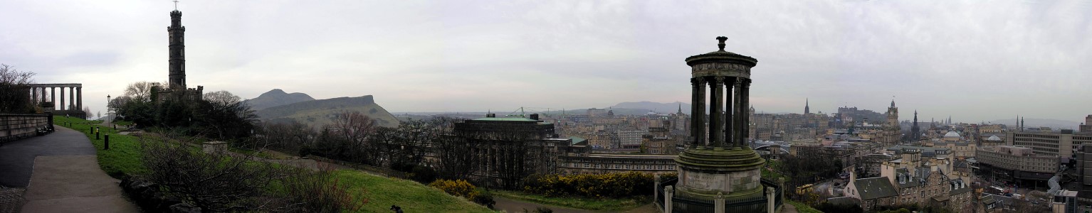 Edinburgh - Panorama vom Carlton Hill