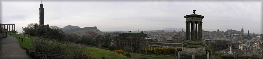Edinburgh - Panorama vom Carlton Hill