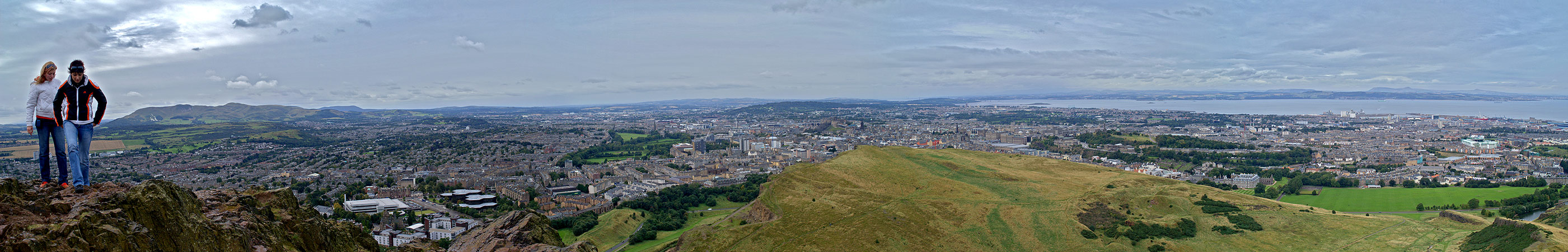 Edinburgh / Scotland, Panorama from Arthur's Seat