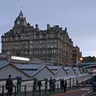 edinburgh train station...