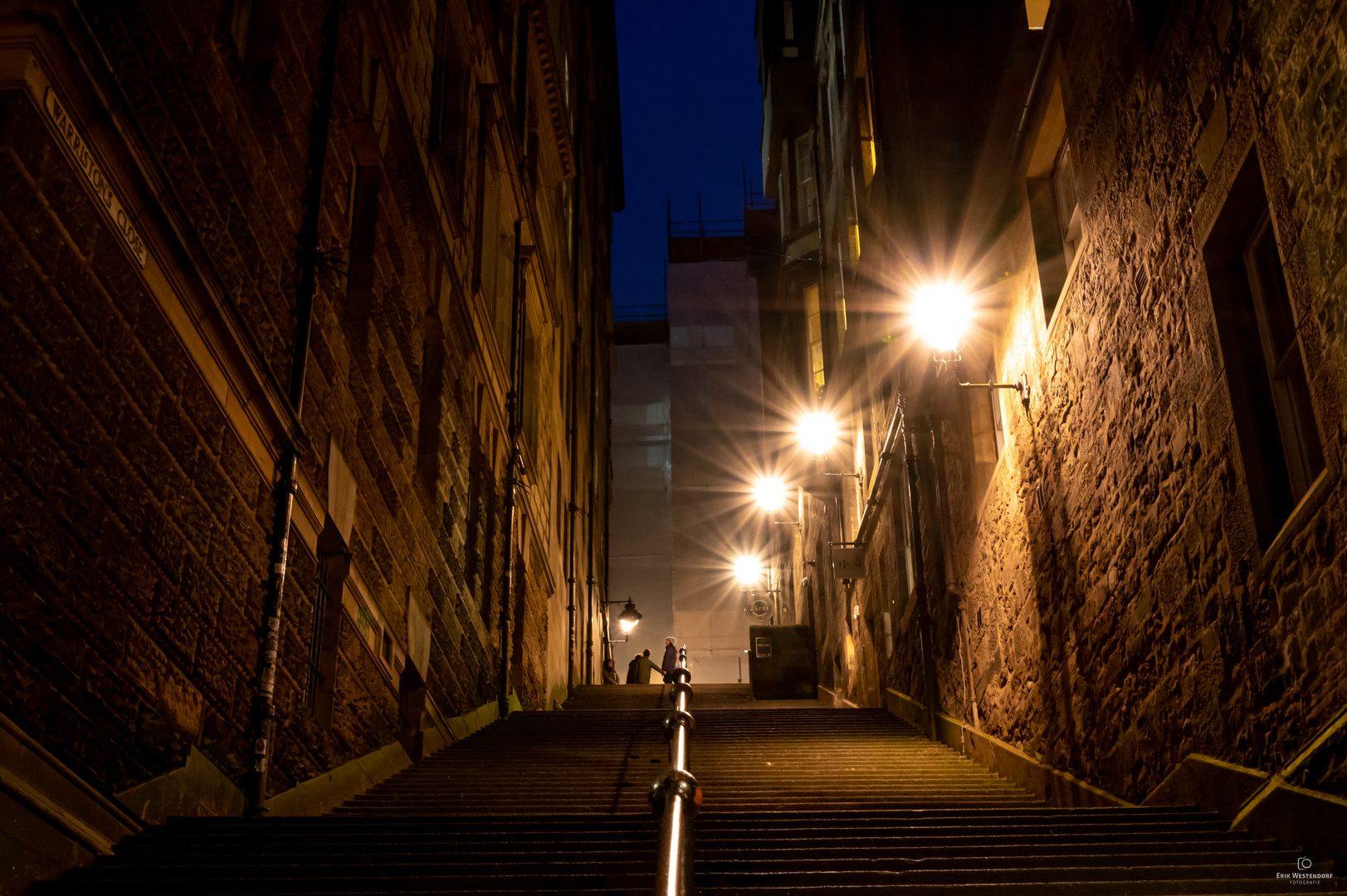 Edinburgh - Warrington's Close at Night