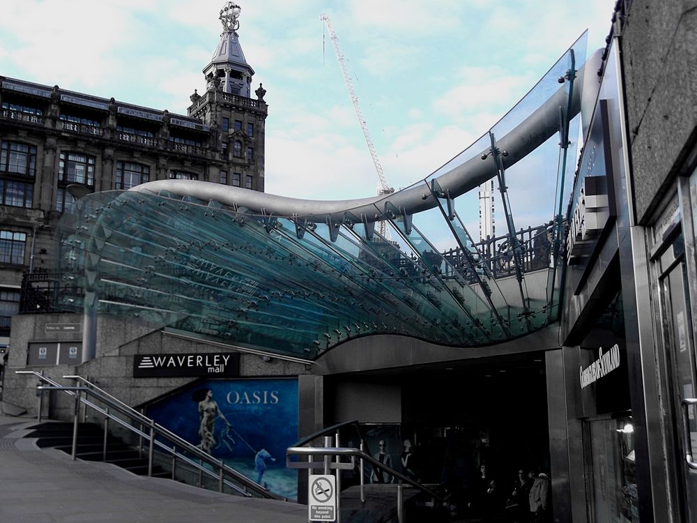 Edinburgh Waverly Station Entrance Foto & Bild city, world