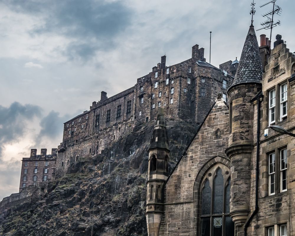 Edinburgh_Blick zum Castle