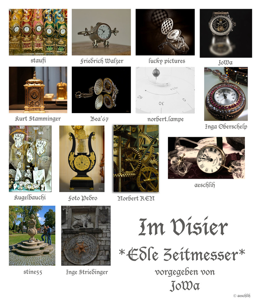 *Edle Zeitmesser* Collage von aeschlih