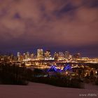 Edmonton Skyline bei -30