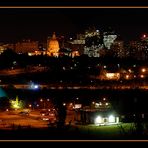 Edmonton Skyline bei Nacht