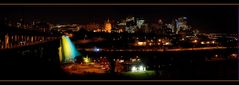 Edmonton Skyline bei Nacht