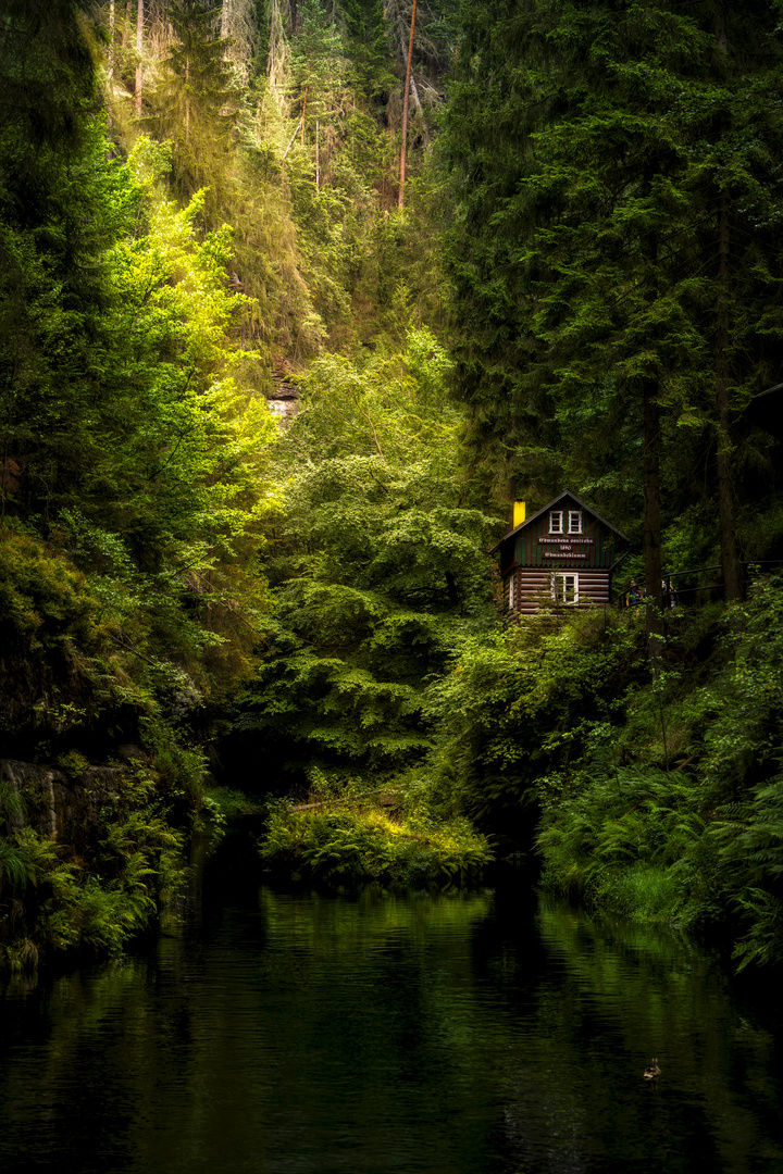 Edmunds Klamm im Sonnenlicht