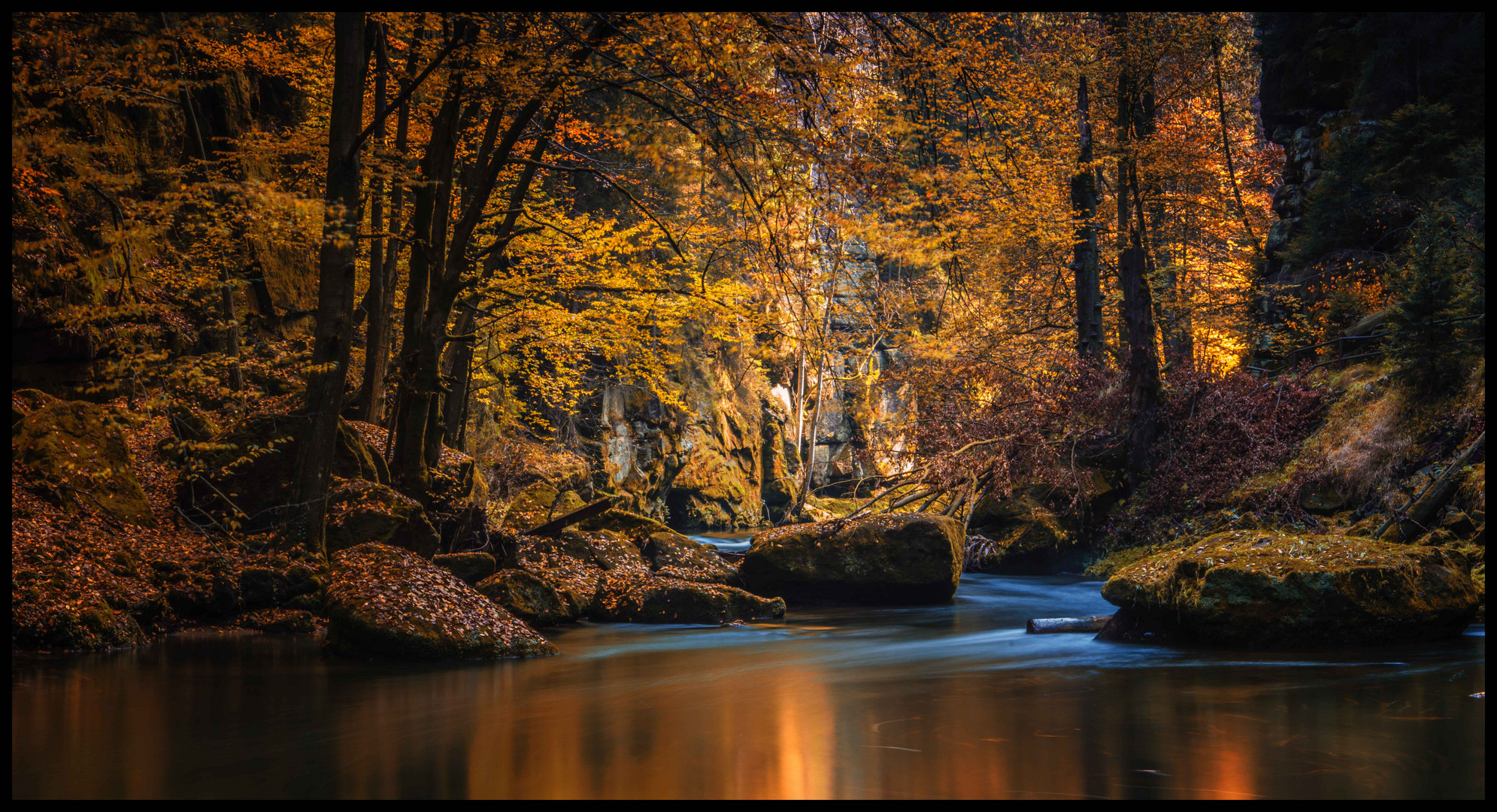 Edmundsklamm Im Herbst