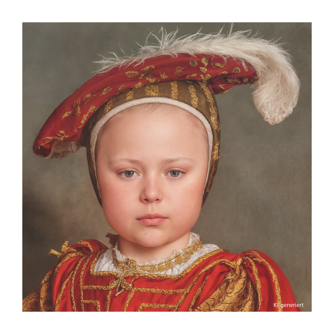 Edvard VI als Kind
