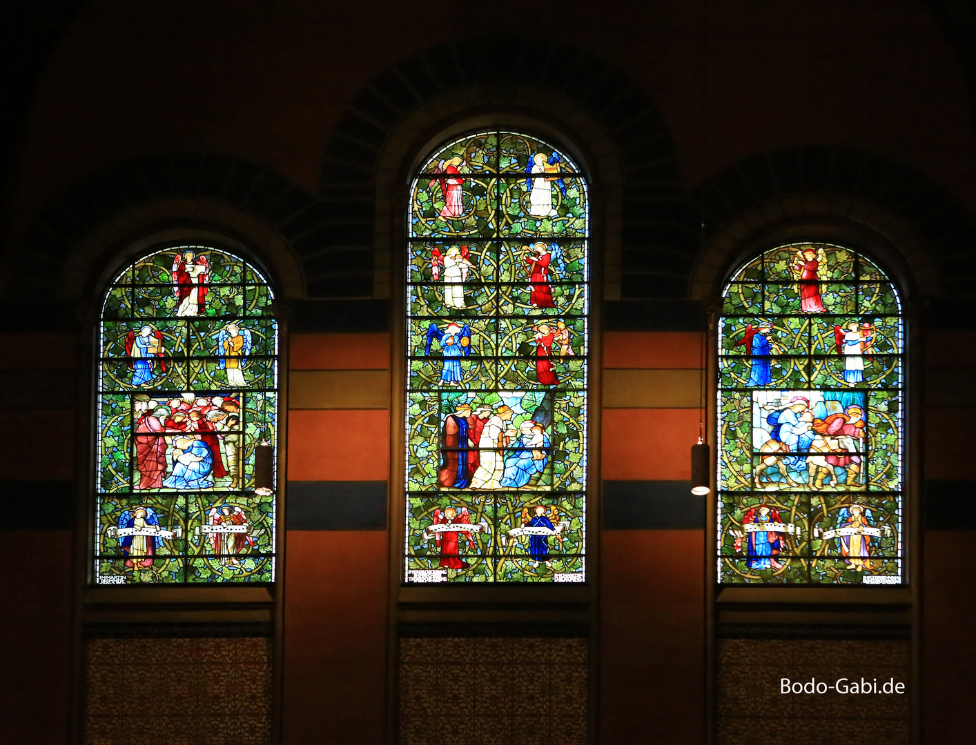 Edward Burne-Jones und William Morris „Geburt Christi“, 1882