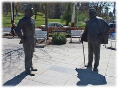 Edward VII und Kaiser Franz Joseph I in Marienbad