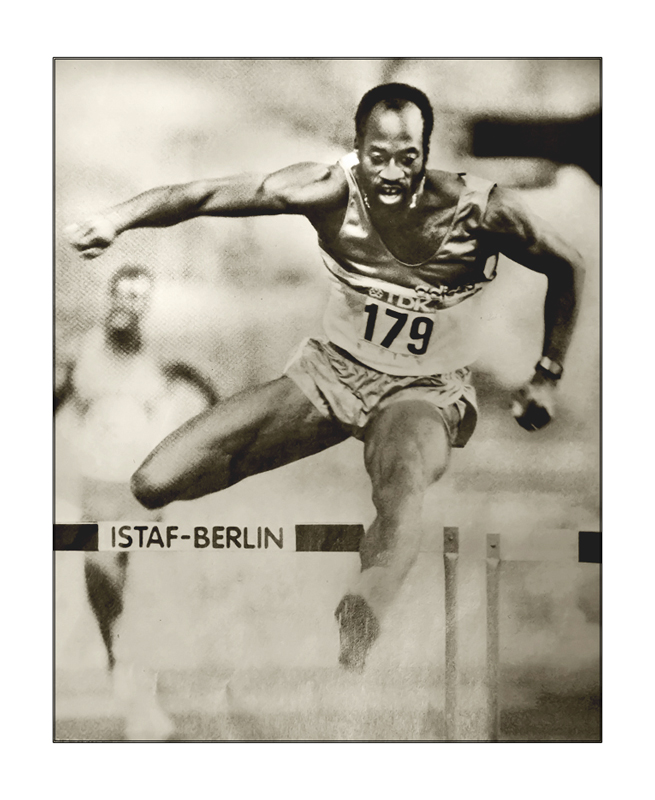 Edwin Moses in Berlin