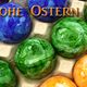 Marmorisierte Ostern