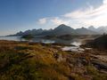 Raftsund evening near Valen by C.A. Wimmer 