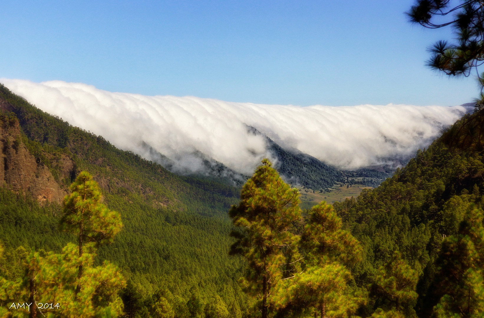 EFECTO FOEHN ....... EL TÚNEL DEL TIEMPO  ( ISLA DE LA PALMA) . Dedicada a MARIA ENGRACIA VARONA.