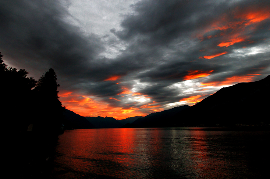 effetti speciali sul lago di Como