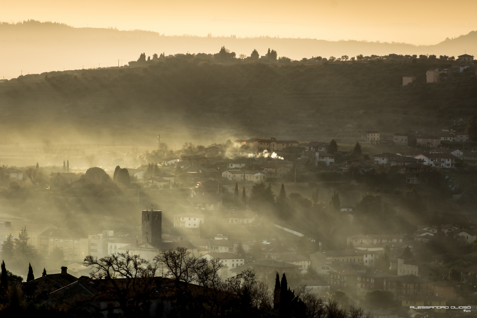 Effetto Foehn al tramonto