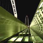 effetto notte tra le vele di Calatrava