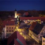 Egeln von oben - Blick zur Wasserburg...