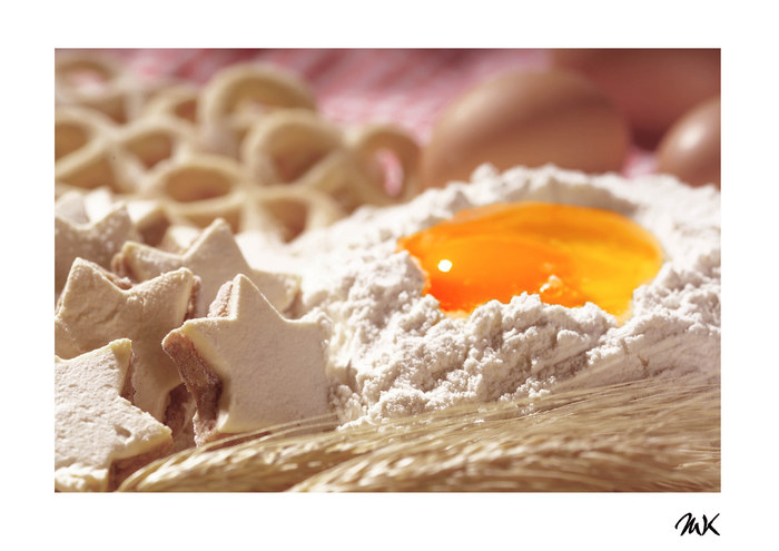 egg still subsides in flour