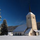 Eglise dans la neige