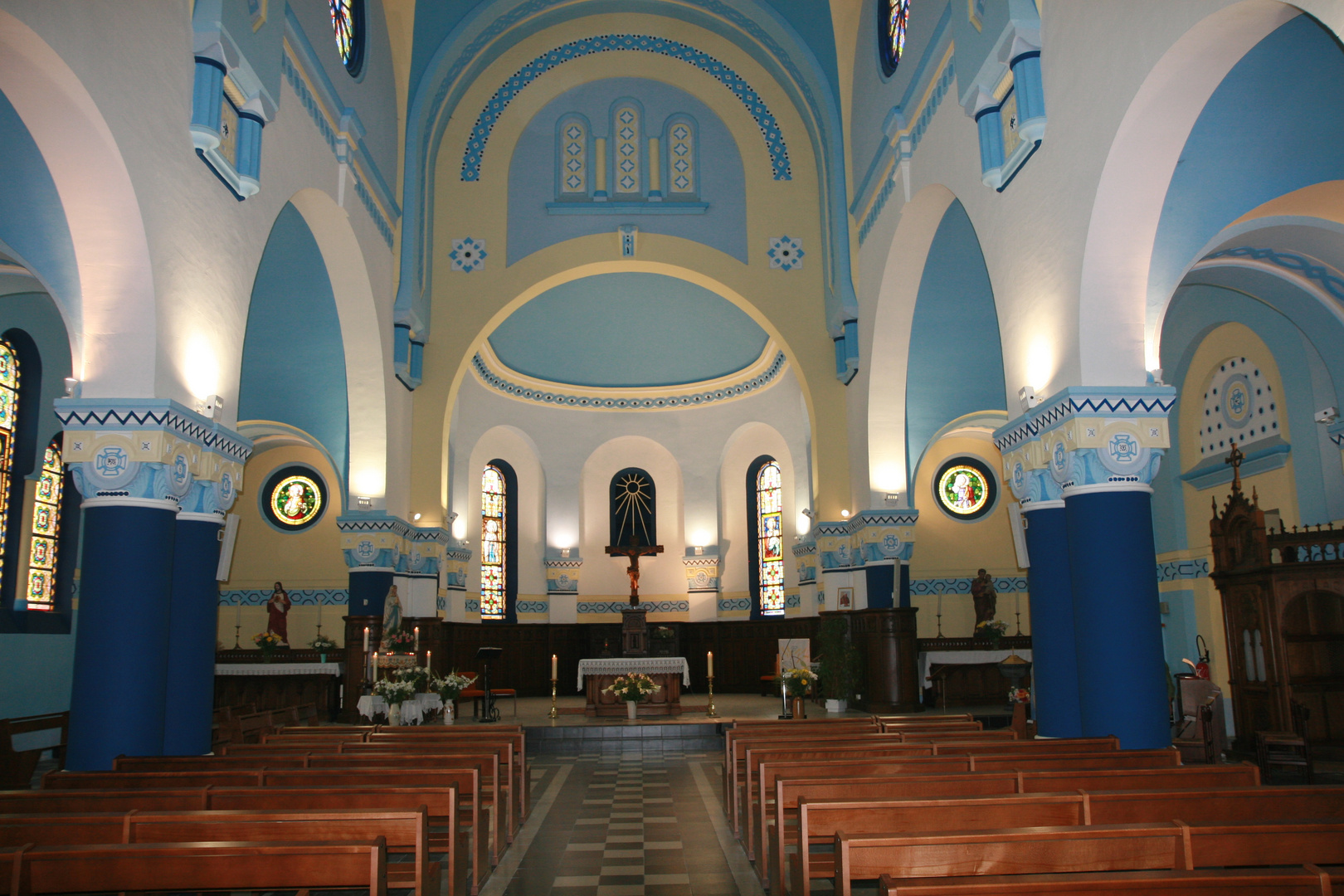 Eglise de Billy berclau (62) intèrieur...