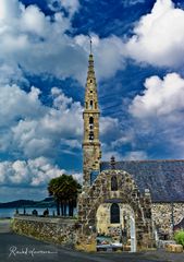 Eglise de Landevennec, Bretagne, Finistère, Rade de Brest