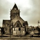 Eglise de sainte mère l'église en normandie