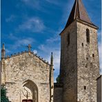 Eglise Notre-Dame à Francescas (XIème – XVIème siècles et sa tour de clocher décalé (XVIème)