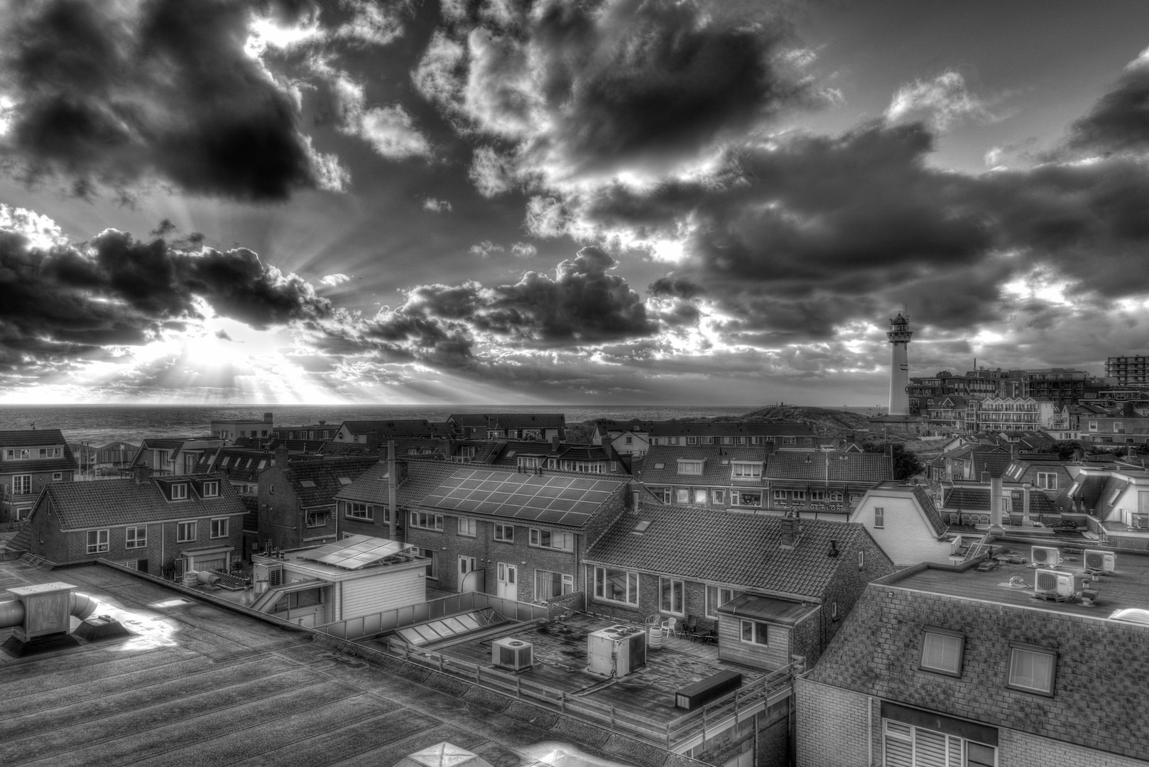 Egmond aan Zee Foto & Bild fotos, city, night Bilder auf