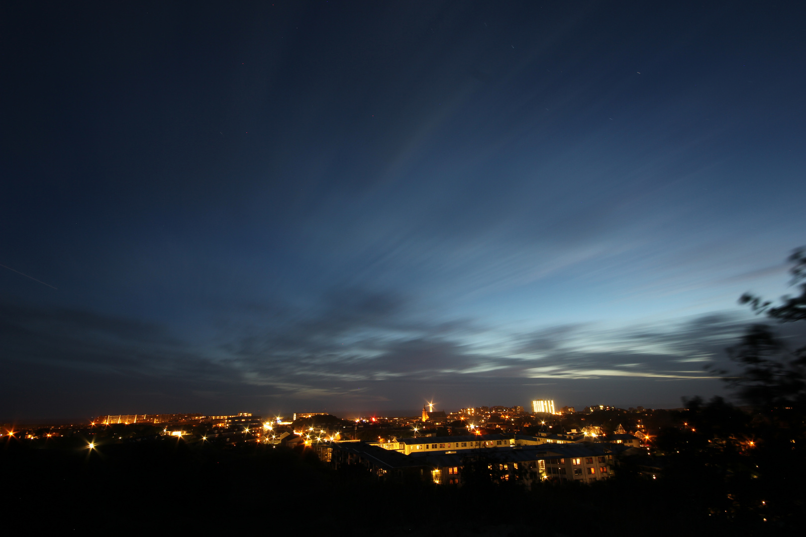 Egmond aan Zee bei Nacht