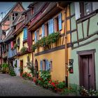 Eguisheim colorful street