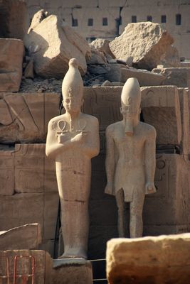 Egypt 2 Statuen Luxor can-16-0108-col