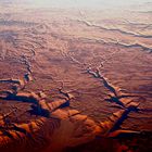 egyptian desert - aerial view