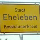 Eheleben-Ortsschild