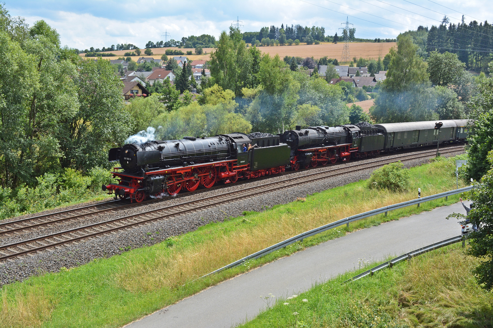 Ehem. Hofer 01 auf der alten Stammstrecke IV