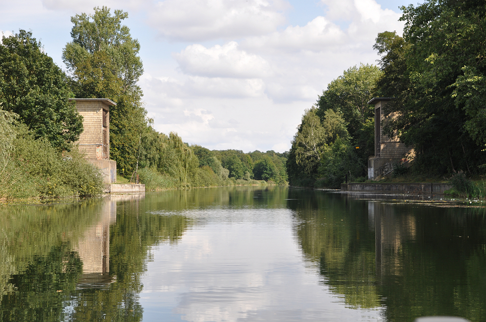 Ehem. Sperrtor Ost am Saale-Elster-Kanal