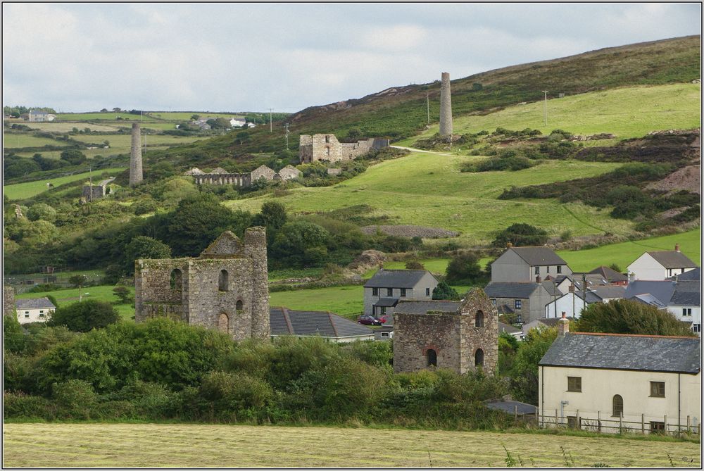 Ehemalige Bergbaulandschaft in Cornwall...