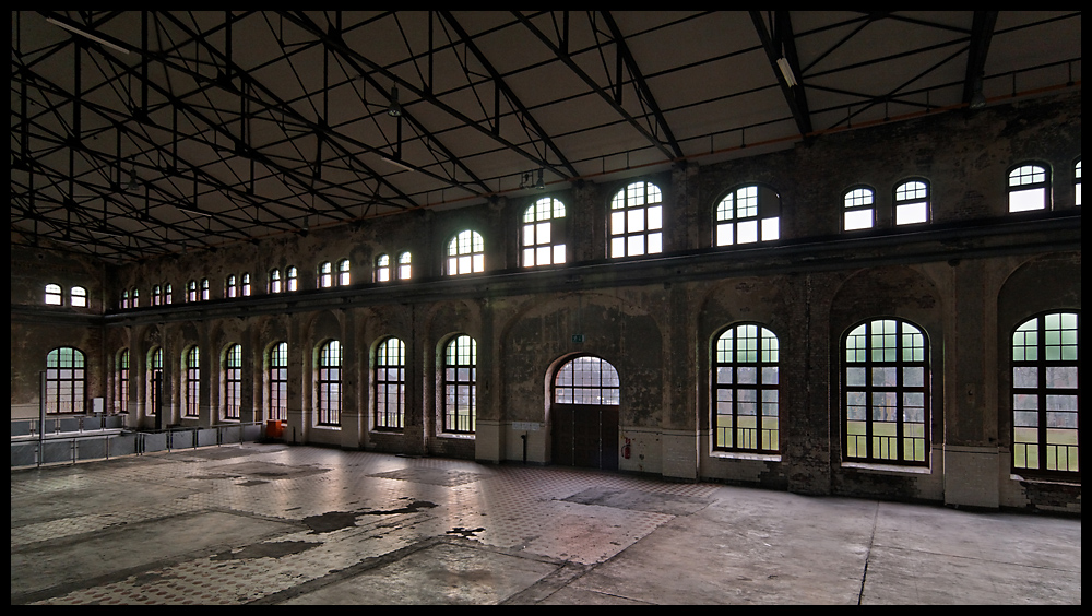 ehemalige Maschinenhalle der Zeche Zweckel in Gladbeck