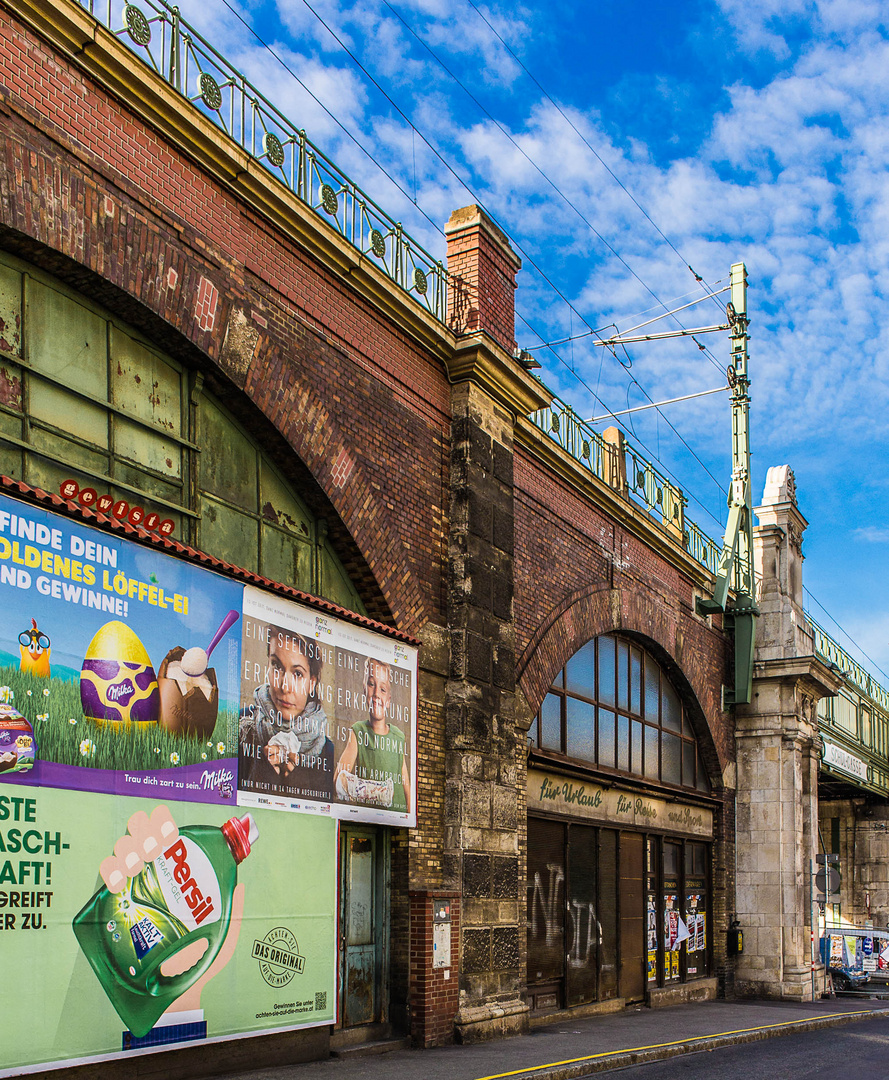 Ehemalige Stadtbahnbögen (Otto Wagner) jetzt U-Bahnline 6