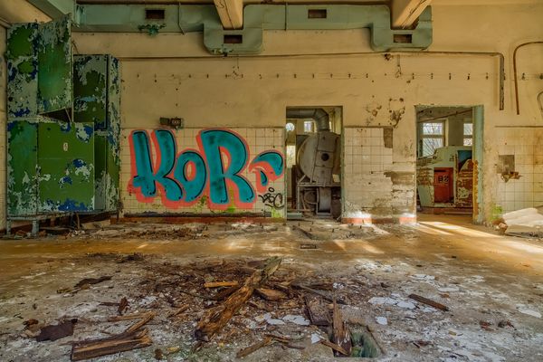 Ehemalige Wäscherei eines russischen Militärobjekts